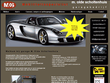 Tablet Screenshot of garage-mos.nl